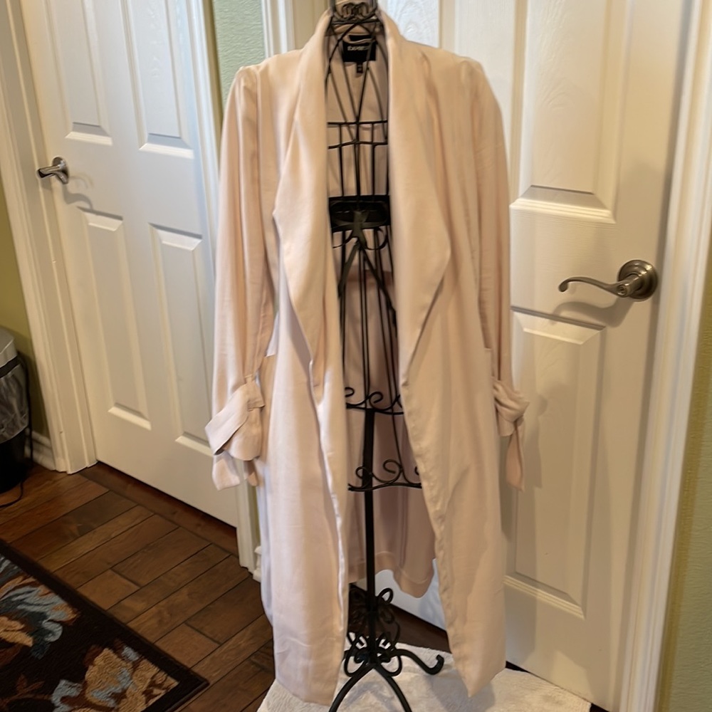 Express Drapey trench coat -XS